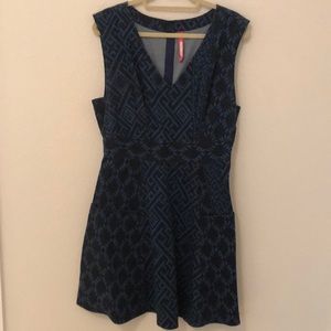 Plenty by Tracy Reese stretch denim dress SZ 12